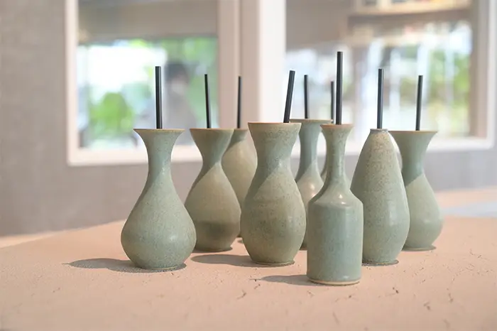 味覚でイケる花器