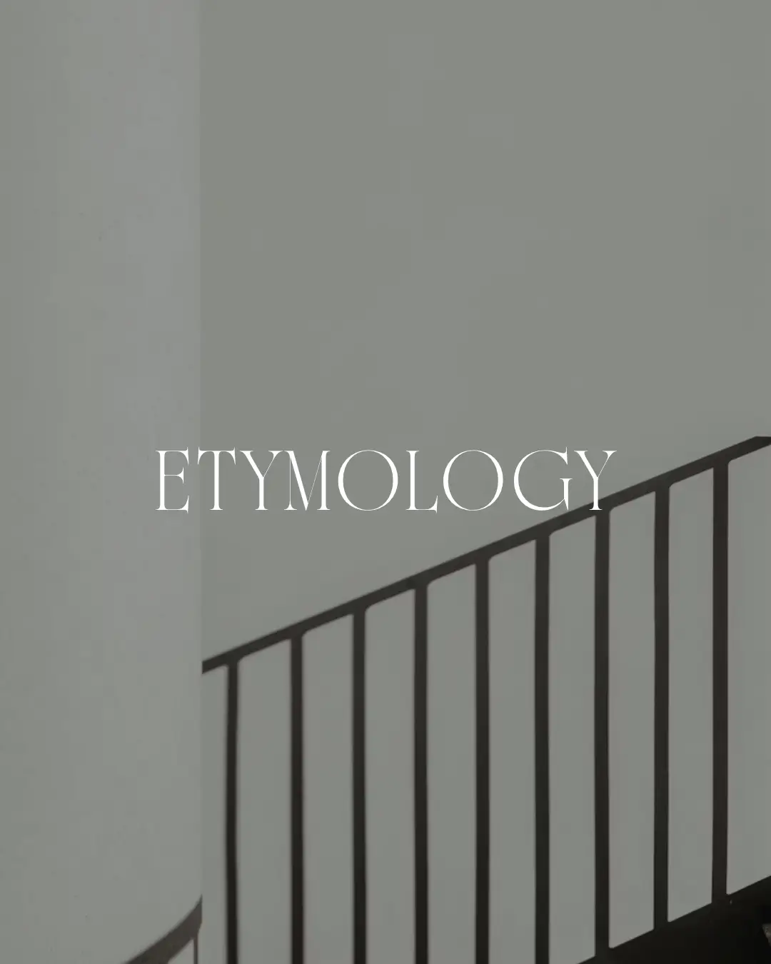 Etymology